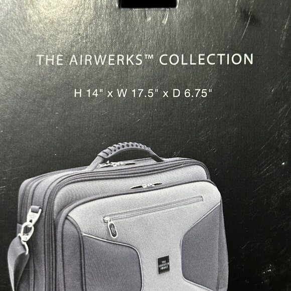 NEW Sharper Image Airwerks Collection TSA approved laptop case 14”x17.5”x6.75” - Picture 10 of 11